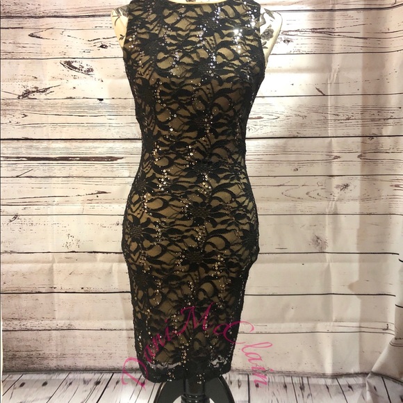 B. Darlin Sequined Cocktail Dress - Picture 5 of 7